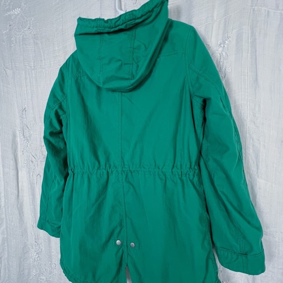 Old Navy Kelly Green Hooded Jacket Zip Out Lining 🎉Host Pick🎉 - Picture 10 of 10